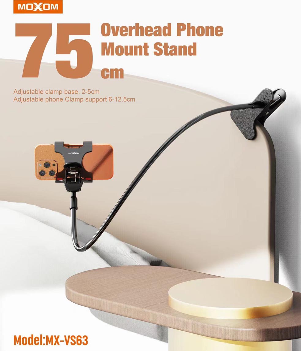 Moxom MX-VS63 Overhead Phone Mount Stand Moxom MX-VS63 Overhead Phone Mount Stand